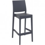 Krzesło barowe Maya Bar Siesta - Ciemnoszare, 75cm - Kup Teraz!