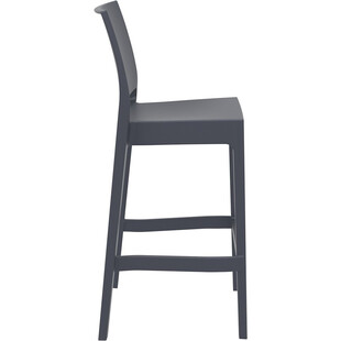 Krzesło barowe Maya Bar Siesta - Ciemnoszare, 75cm - Kup Teraz!