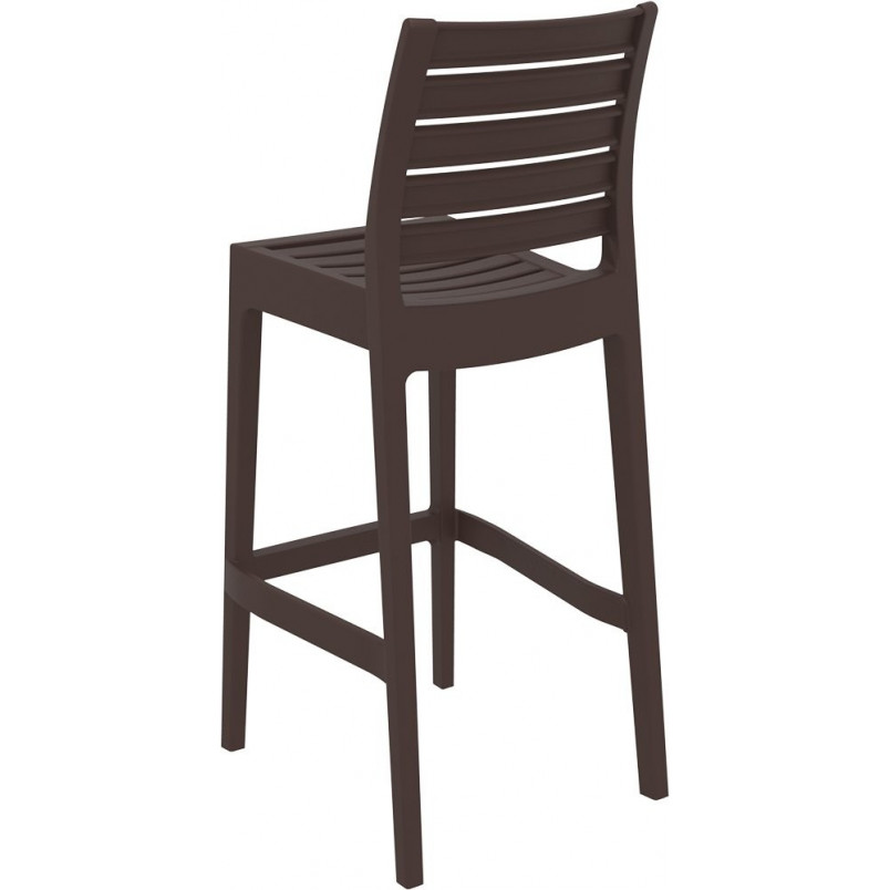 Krzesło barowe Siesta Ares - Brązowe, 75cm - Kup Teraz!