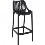 Krzesło barowe Air Bar czarne Siesta | Nowoczesny design
