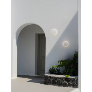 Kinkiet zewnętrzny okrągły Jonico 13,5cm LED 3000K IP65 biały