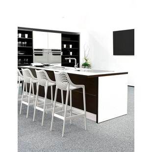 Krzesło barowe Air Bar czarne Siesta | Nowoczesny design