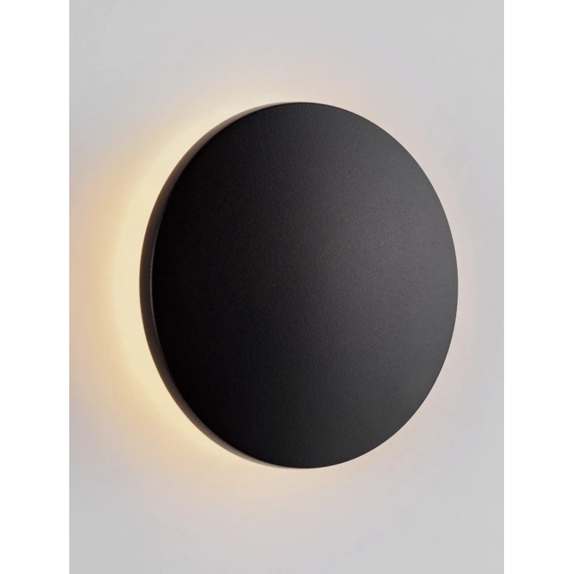 Kinkiet zewnętrzny okrągły Jonico 13,5cm LED 3000K IP65 czarny