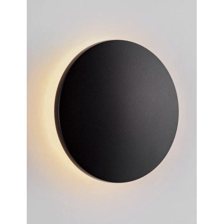 Kinkiet zewnętrzny okrągły Jonico 13,5cm LED 3000K IP65 czarny