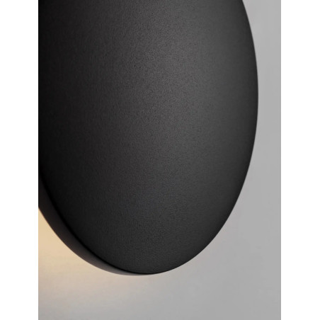 Kinkiet zewnętrzny okrągły Jonico 13,5cm LED 3000K IP65 czarny