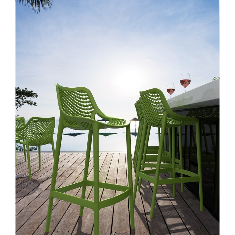 Krzesło barowe Air Bar czarne Siesta | Nowoczesny design