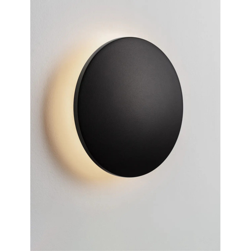 Kinkiet zewnętrzny okrągły Jonico 18cm LED 3000K IP65 czarny
