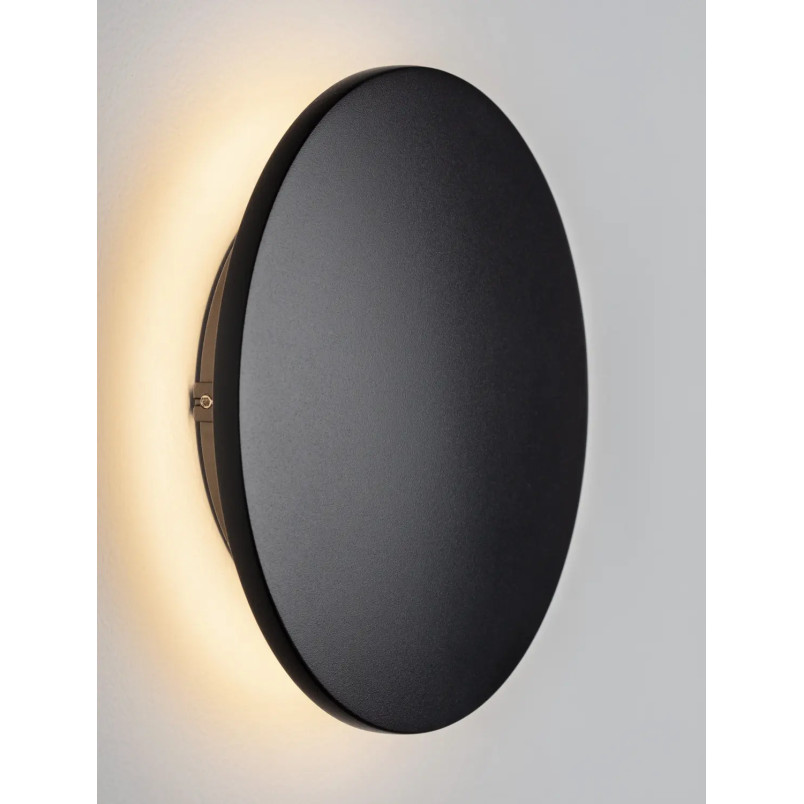 Kinkiet zewnętrzny okrągły Jonico 18cm LED 3000K IP65 czarny