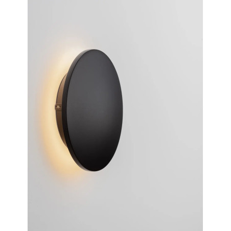 Kinkiet zewnętrzny okrągły Jonico 18cm LED 3000K IP65 czarny