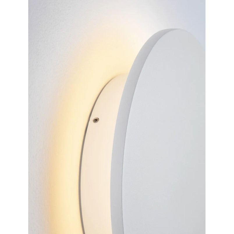 Kinkiet zewnętrzny okrągły Jonico 24cm LED 3000K IP65 biały