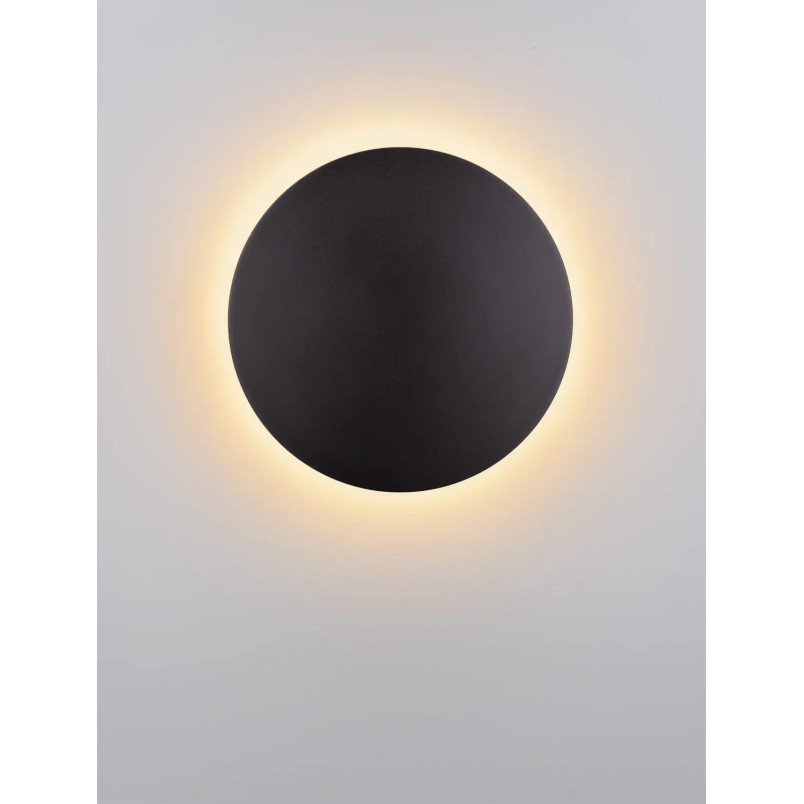 Kinkiet zewnętrzny okrągły Jonico 24cm LED 3000K IP65 czarny