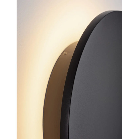 Kinkiet zewnętrzny okrągły Jonico 24cm LED 3000K IP65 czarny