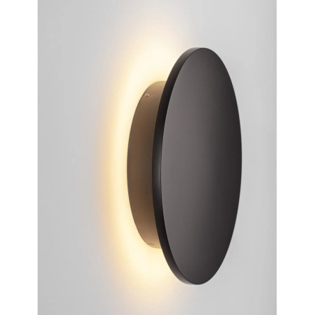 Kinkiet zewnętrzny okrągły Jonico 24cm LED 3000K IP65 czarny