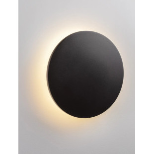 Kinkiet zewnętrzny okrągły Jonico 24cm LED 3000K IP65 czarny