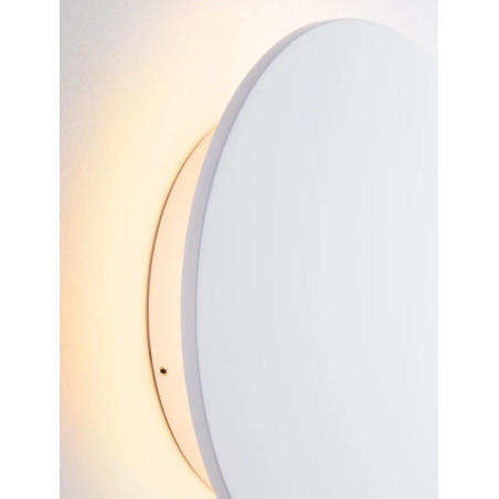 Kinkiet zewnętrzny okrągły Jonico 30cm LED 3000K IP65 biały
