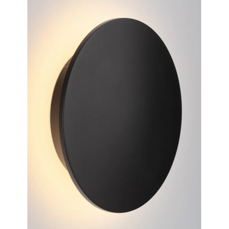 Kinkiet zewnętrzny okrągły Jonico 30cm LED 3000K IP65 czarny