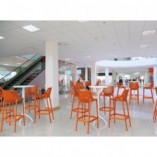 Krzesło barowe Air Bar pomarańczowe Siesta - Komfort i styl!