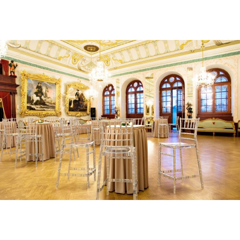 Krzesło barowe glamour Chiavari - Siesta | Elegancki design