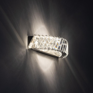 Kinkiet kryształowy Luxora 38,5cm LED 3000K Nowodvorski