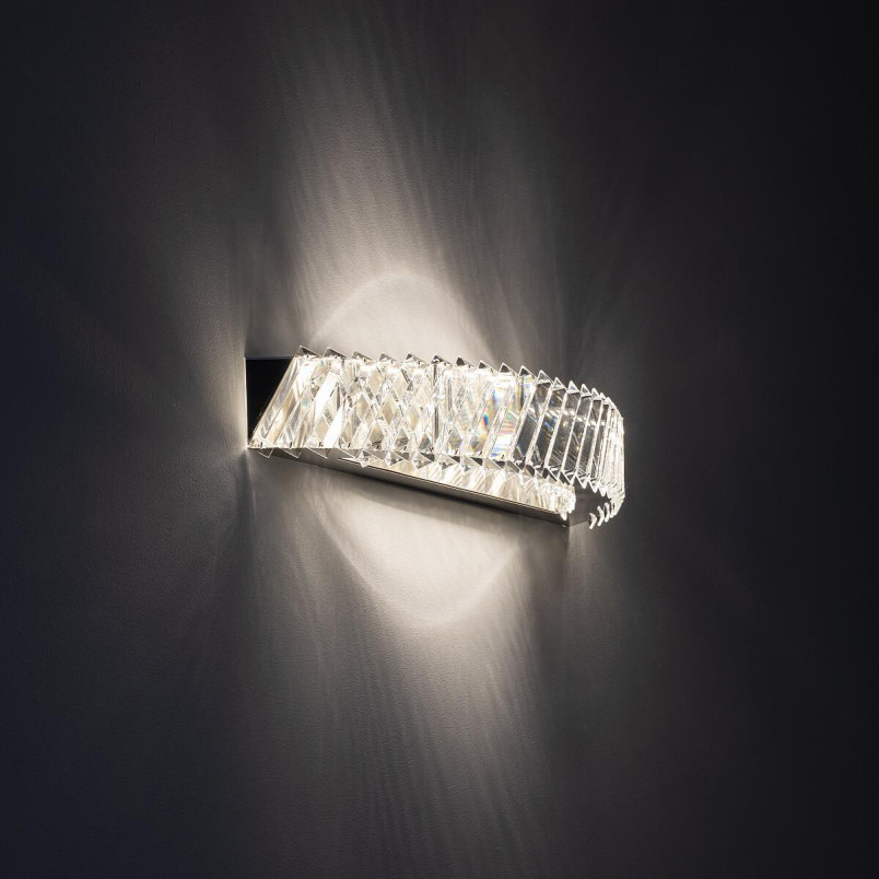 Kinkiet kryształowy Luxora 59cm LED 3000K Nowodvorski