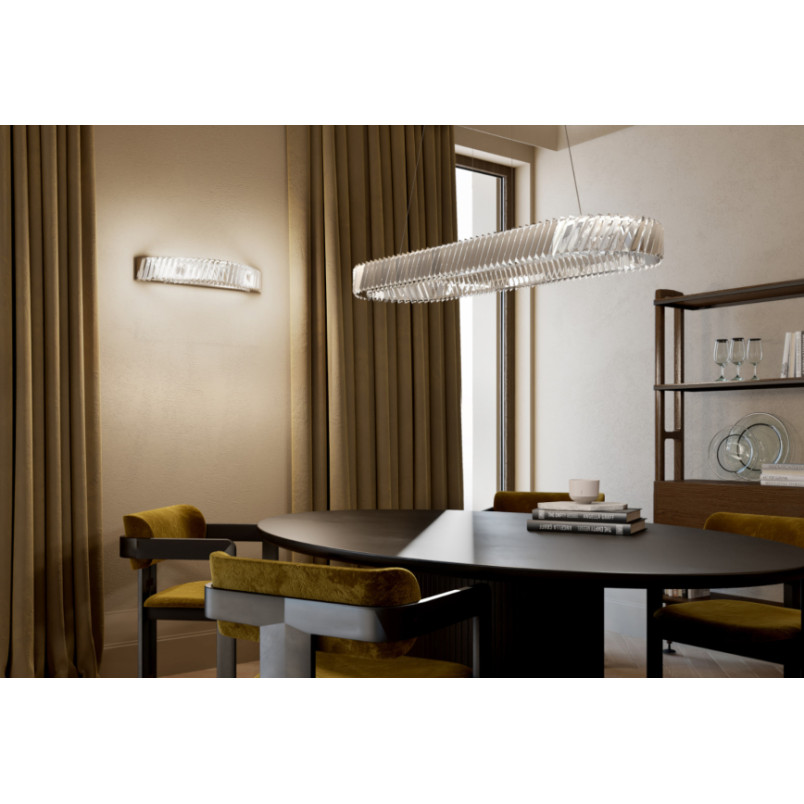 Kinkiet kryształowy Luxora 59cm LED 3000K Nowodvorski