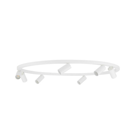 Plafon okrągły z reflektorkami Fourty Round VII 80cm biały Nowodvorski