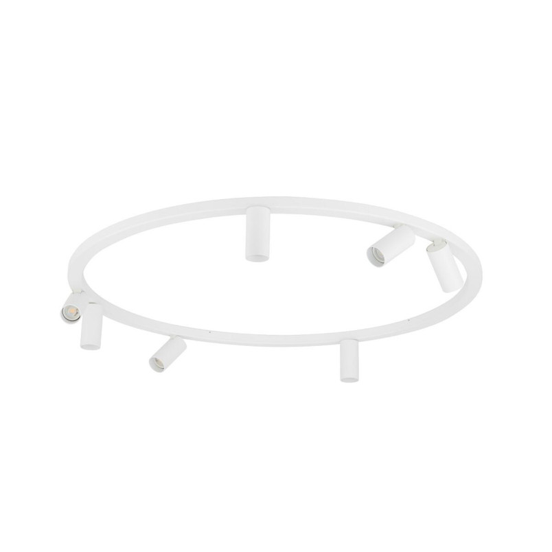 Plafon okrągły z reflektorkami Fourty Round VII 80cm biały Nowodvorski