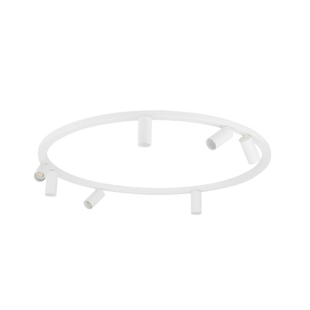 Plafon okrągły z reflektorkami Fourty Round VII 80cm biały Nowodvorski