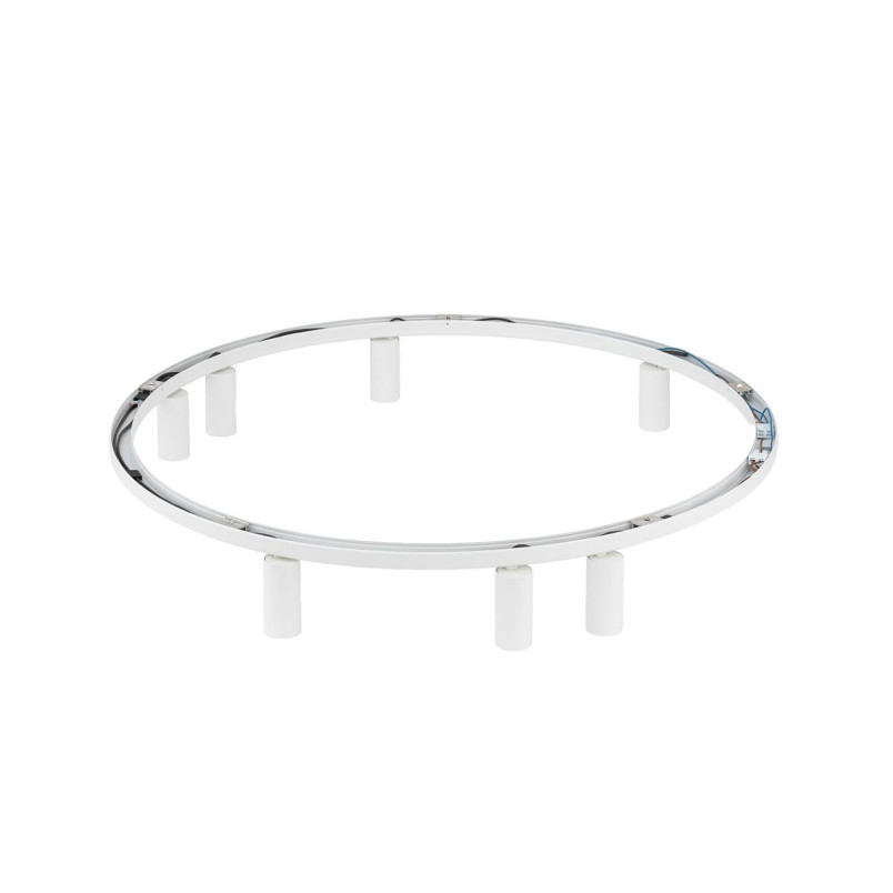 Plafon okrągły z reflektorkami Fourty Round VII 80cm biały Nowodvorski