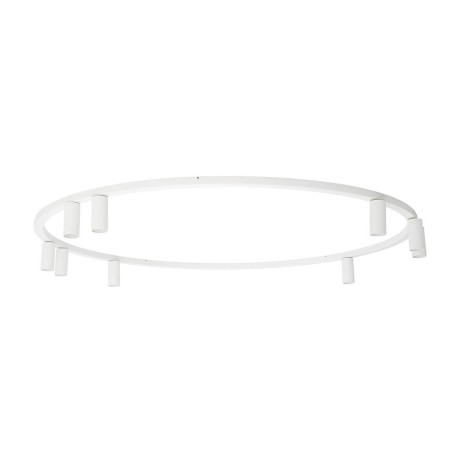 Plafon okrągły z reflektorkami Fourty Round IX 116cm biały Nowodvorski