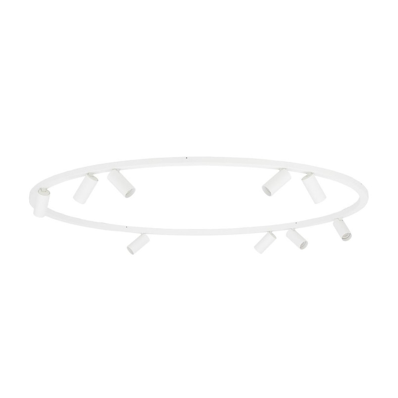 Plafon okrągły z reflektorkami Fourty Round IX 116cm biały Nowodvorski