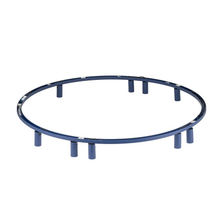 Plafon okrągły z reflektorkami Fourty Round IX 116cm granatowy Nowodvorski