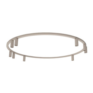 Plafon okrągły z reflektorkami Fourty Round IX 116cm beżowy Nowodvorski