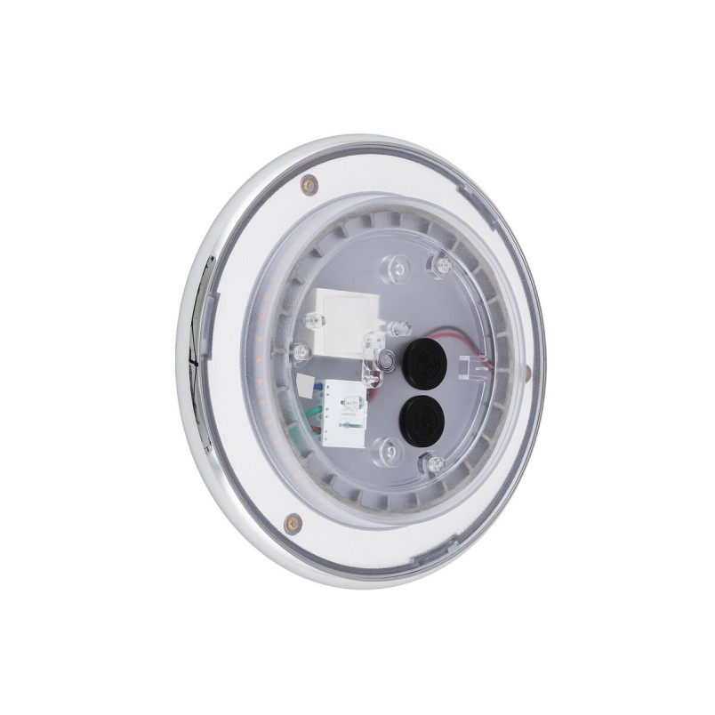 Kinkiet zewnętrzny okrągły Astra 21cm LED IP65 chrom lustrzany Nowodvorski