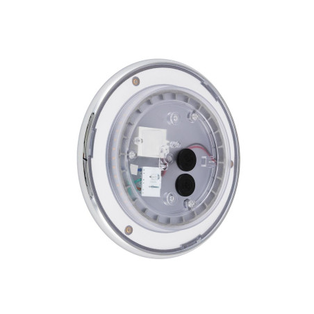 Kinkiet zewnętrzny okrągły Astra 21cm LED IP65 chrom lustrzany Nowodvorski