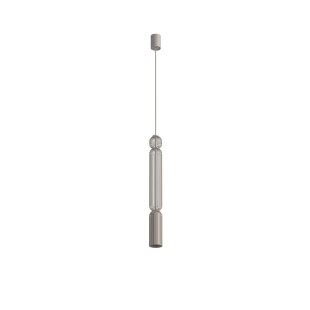 Lampa wisząca druciana tuba dekoracyjna Singles A 6,5cm beż Nowodvorski
