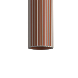 Lampa wisząca druciana tuba dekoracyjna Singles A 6,5cm beż / terracotta Nowodvorski