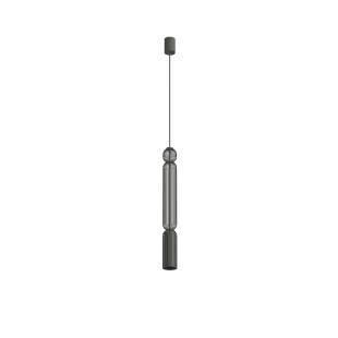 Lampa wisząca druciana tuba dekoracyjna Singles A 6,5cm grafit Nowodvorski