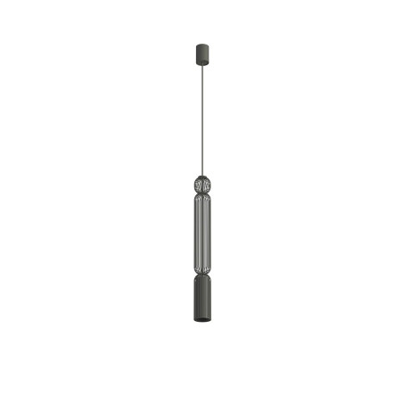 Lampa wisząca druciana tuba dekoracyjna Singles A 6,5cm grafit Nowodvorski