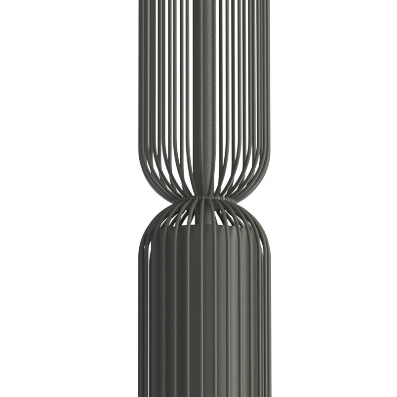 Lampa wisząca druciana tuba dekoracyjna Singles A 6,5cm grafit Nowodvorski