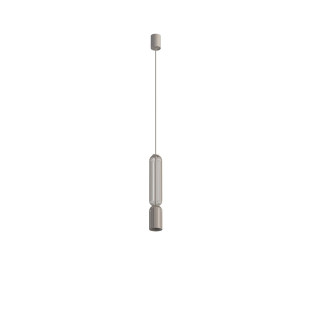 Lampa wisząca druciana tuba dekoracyjna Singles B 6,5cm beż Nowodvorski