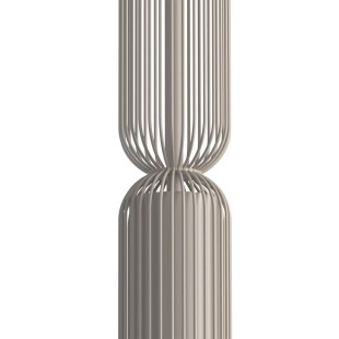 Lampa wisząca druciana tuba dekoracyjna Singles B 6,5cm beż Nowodvorski