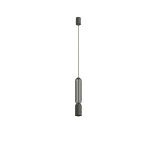 Lampa wisząca druciana tuba dekoracyjna Singles B 6,5cm grafit Nowodvorski
