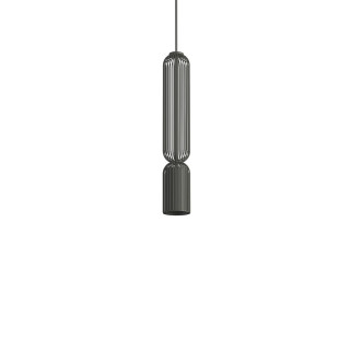 Lampa wisząca druciana tuba dekoracyjna Singles B 6,5cm grafit Nowodvorski