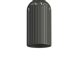 Lampa wisząca druciana tuba dekoracyjna Singles B 6,5cm grafit Nowodvorski
