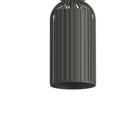 Lampa wisząca druciana tuba dekoracyjna Singles B 6,5cm grafit Nowodvorski