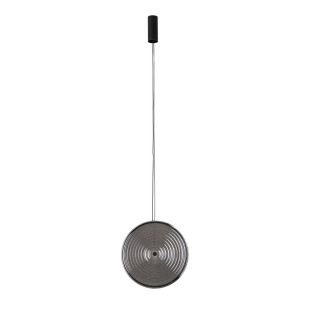 Lampa wisząca szklana dyskowa Aura 34,5cm LED 3000K dymiona Nowodvorski