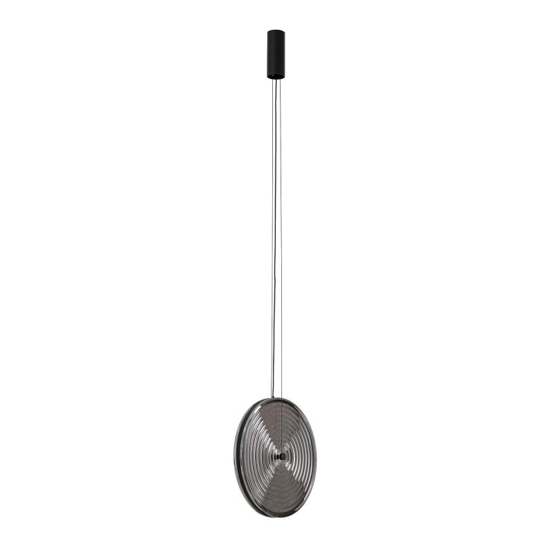 Lampa wisząca szklana dyskowa Aura 34,5cm LED 3000K dymiona Nowodvorski
