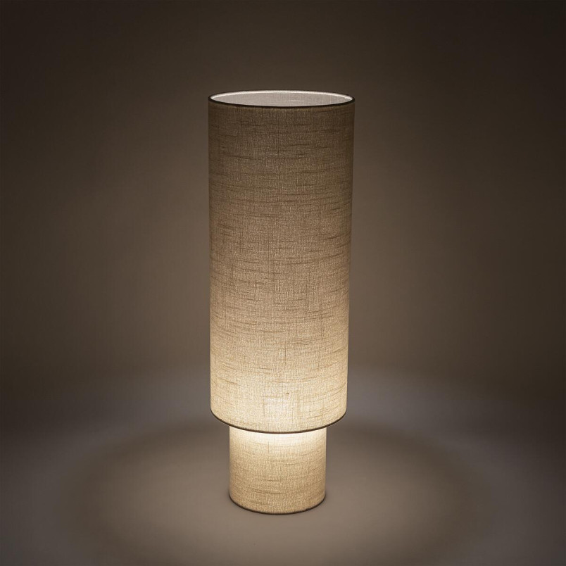 Lampa podłogowa tuba z abażurem Santana 106cm kremowa Nowodvorski