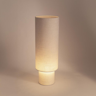 Lampa podłogowa tuba z abażurem Santana 106cm kremowa Nowodvorski